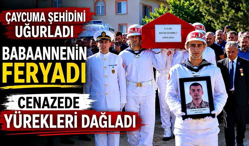 20 yaşındaki Piyade er Recep Demirci için Çaycuma tek yürek oldu!