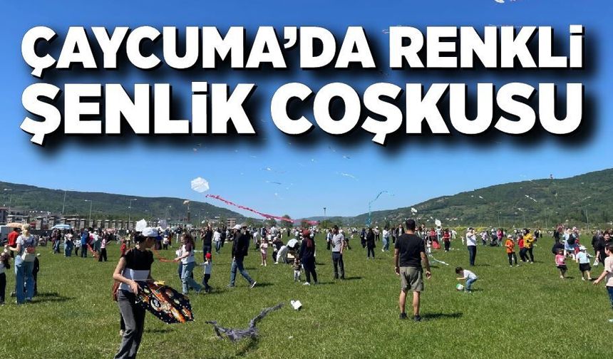 Çaycuma’da Gökyüzü 20’nci Kez Uçurtmalarla Renklendi