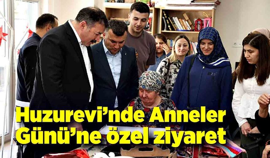 Devrek Huzurevi’nde Anneler Günü’ne özel ziyaret