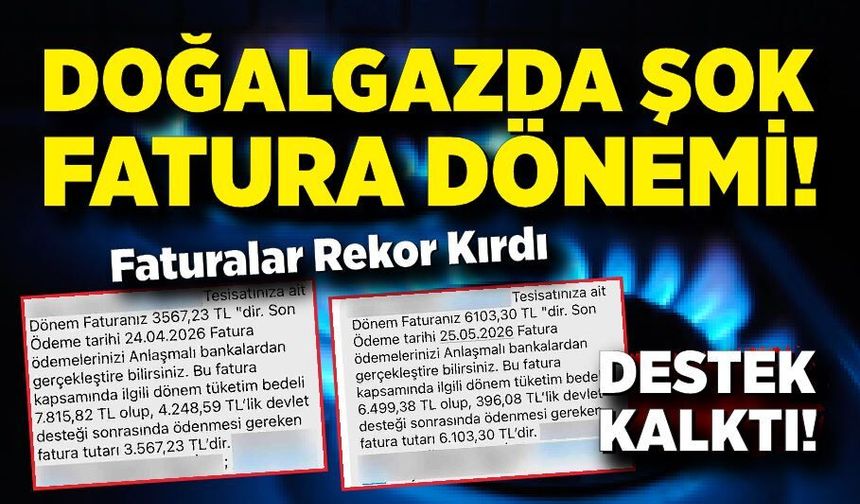 Vatandaş İsyanda! Doğalgaz Faturaları Katlandı