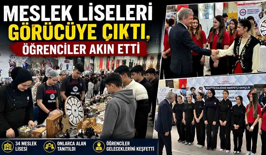 Zonguldak’ta öğrenciler geleceğin meslekleriyle buluştu