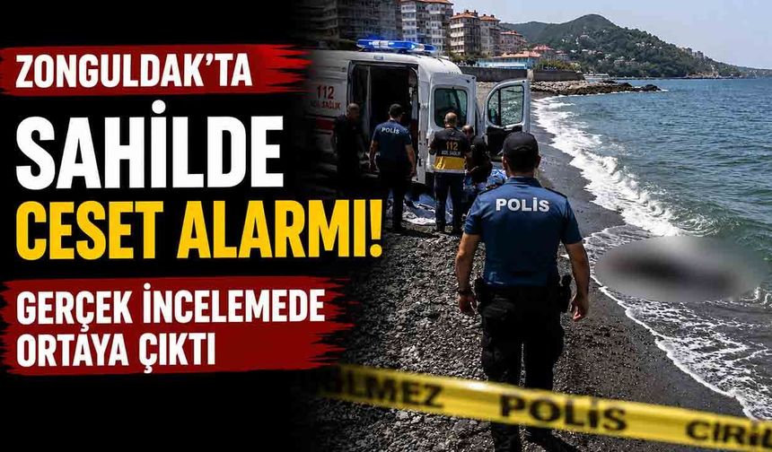 Kozlu Sahilinde ‘Ceset’ İhbarı: Gerçek Herkesi Rahatlattı”