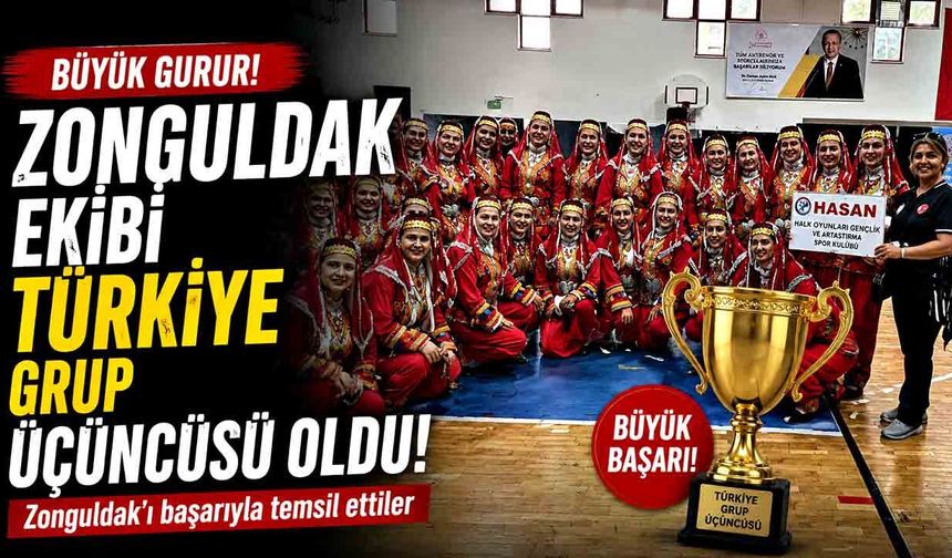 Zonguldak ekibi Türkiye grup üçüncüsü oldu