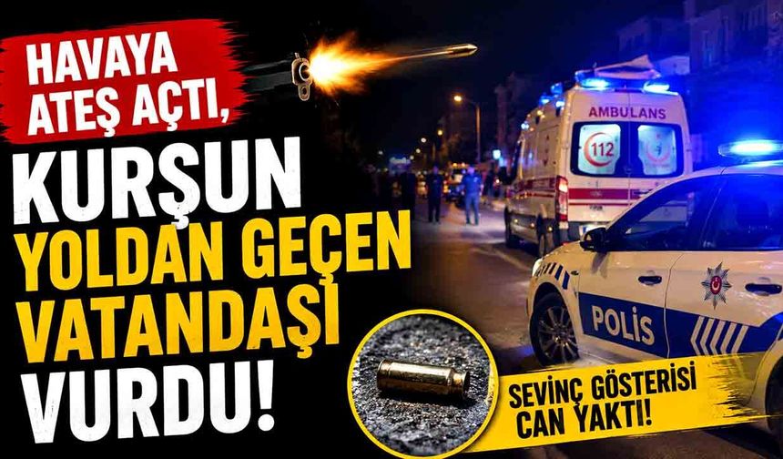 Duvardan seken kurşun kafasına isabet etti
