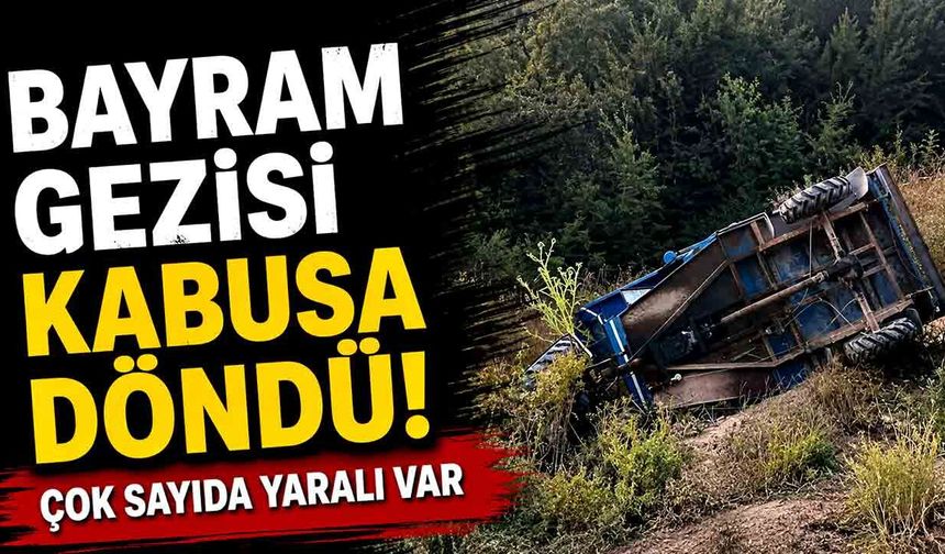 Bayram gezisi faciaya döndü: 5 yaralı