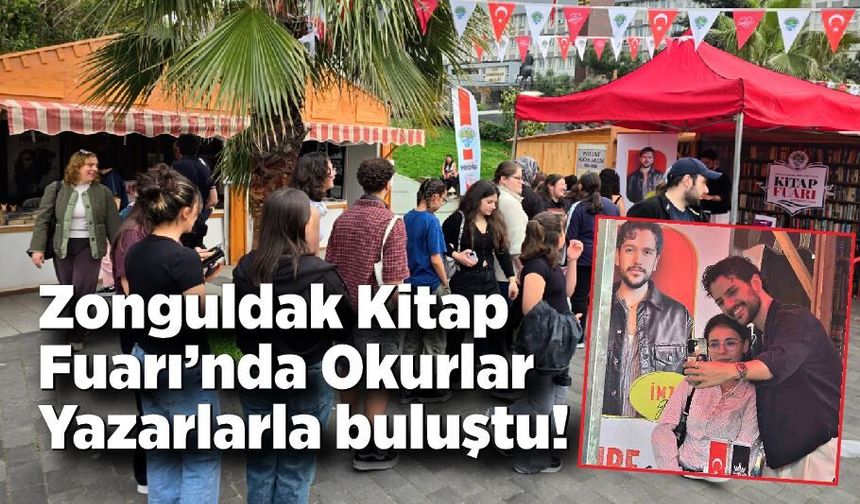 Zonguldak Kitap Fuarı’nda İkinci Gün Coşkusu: Okurlar Yazarlarla buluşuyor!