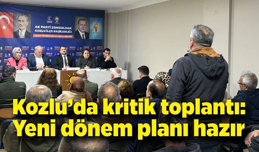 Kozlu’da AK Parti Danışma Meclisi coşkuyla yapıldı