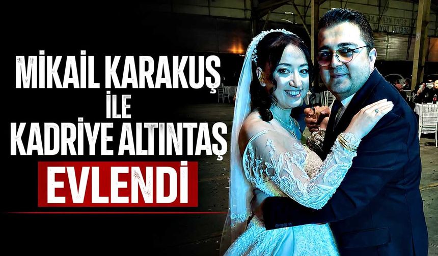 Çaycuma’da mutlu gün: Mikail Karakuş ile Kadriye Altıntaş evlendi
