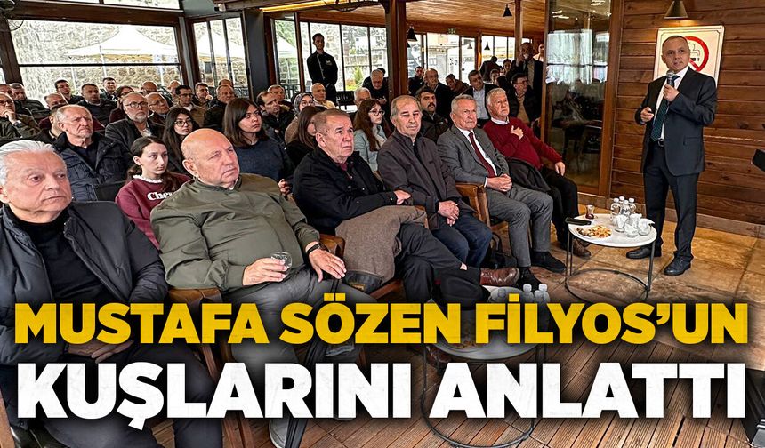 Mustafa Sözen Filyos’un kuşlarını anlattı
