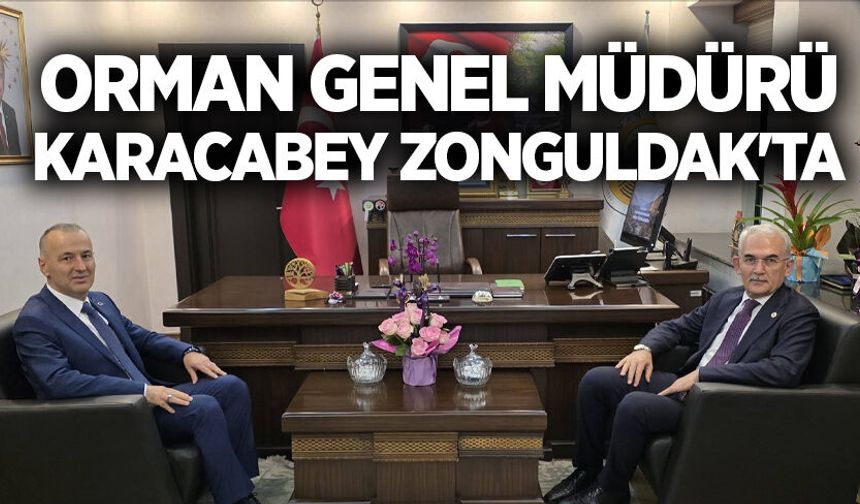 Orman Genel Müdürü Karacabey Zonguldak'ta