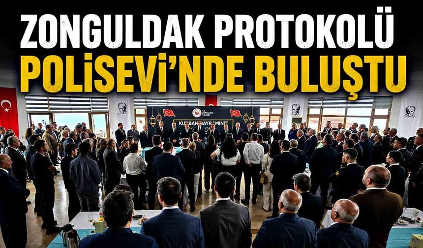 Zonguldak Protokolü Polisevi’nde Buluştu: Bayramlaşma Programında Birlik Mesajı!