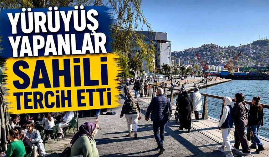 Zonguldak Sahiline Akın Ettiler! Güzel Hava Yoğunluk Yarattı
