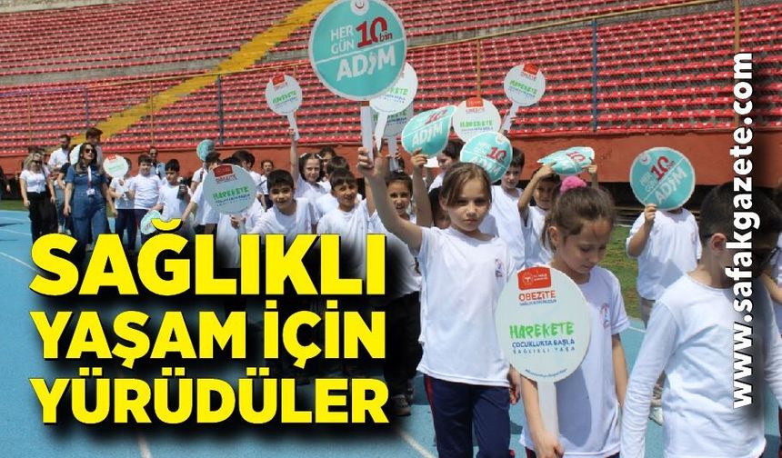 Zonguldak’ta Sağlıklı Yaşam İçin Yürüdüler