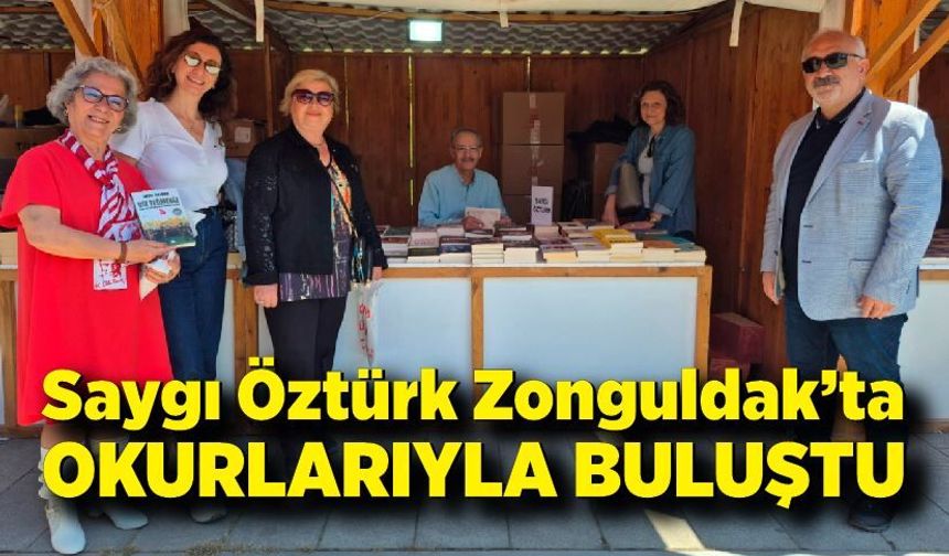 Saygı Öztürk Zonguldak’ta Okurlarıyla Buluştu