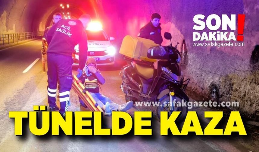 Zonguldak’ta Motosiklet Kazası: sürücü yaralandı