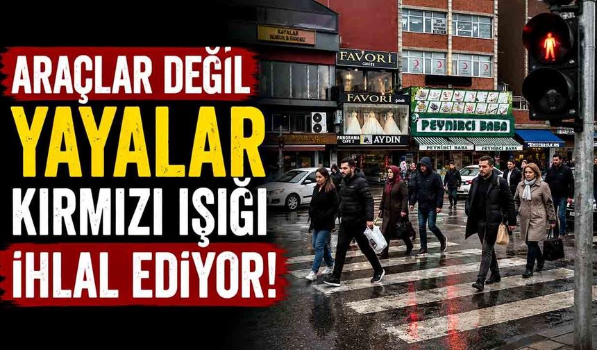 Zonguldak’ta trafik ışıkları hiçe sayılıyor
