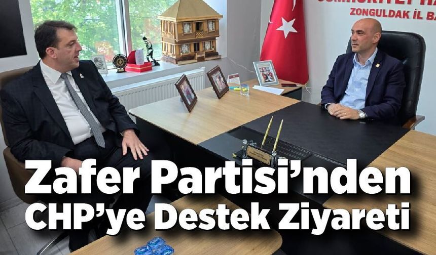 Zonguldak’ta “Demokrasi Dayanışması”: Zafer Partisi’nden CHP’ye Destek Ziyareti