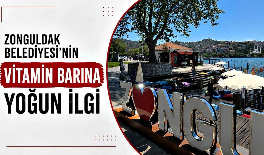 Zonguldak Belediyesi’nin Vitamin Barına Yoğun İlgi