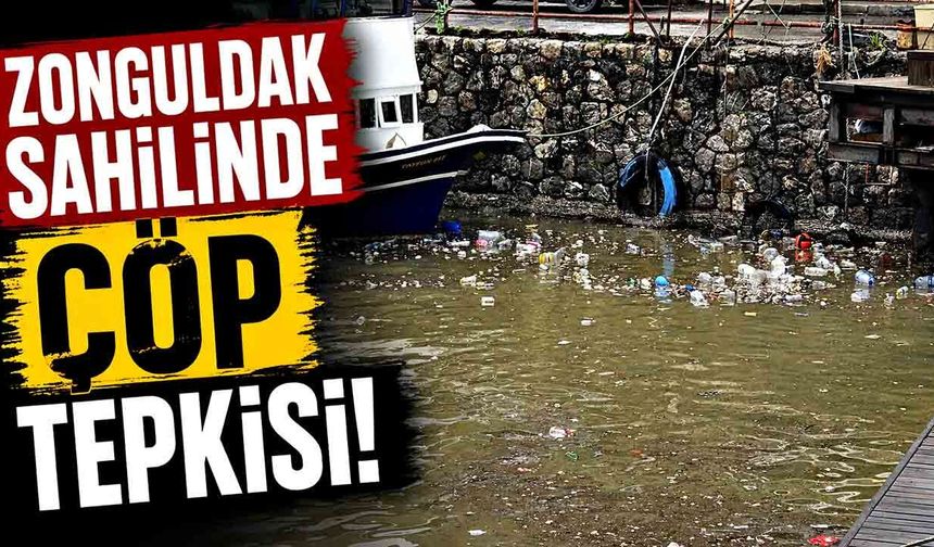 Zonguldak Sahilinde Çöp Tepkisi!