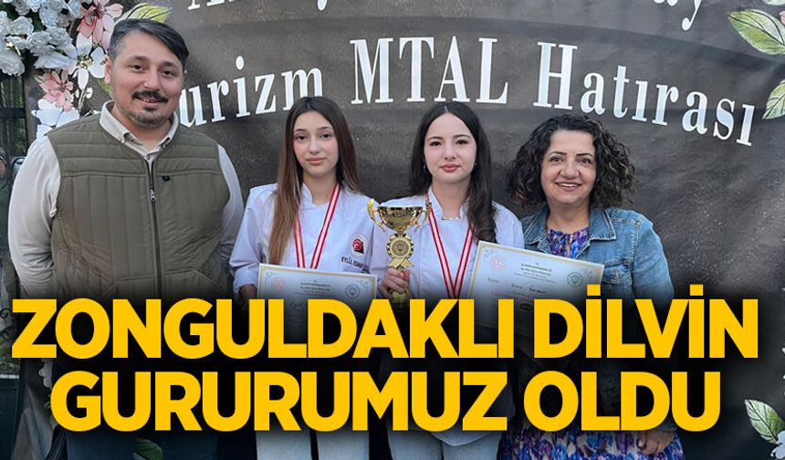 Zonguldaklı Dilvin gururumuz oldu