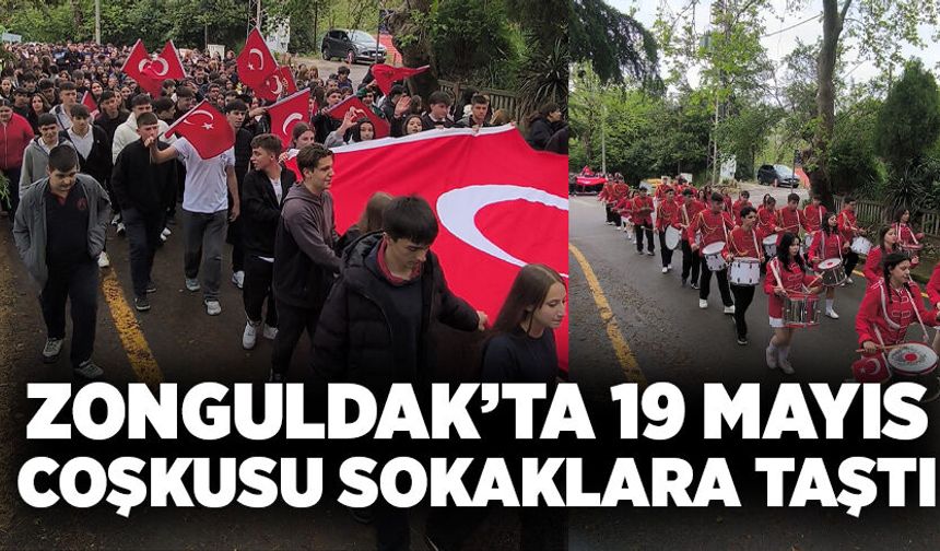 Zonguldak’ta 19 Mayıs coşkusu Fener’de sokaklara taştı