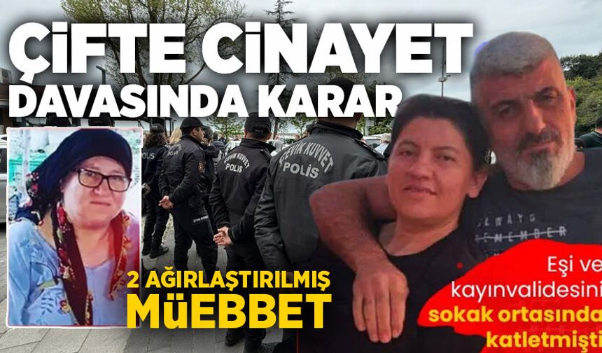 Zonguldak’ta çifte cinayet davasında karar: 2 ağırlaştırılmış müebbet