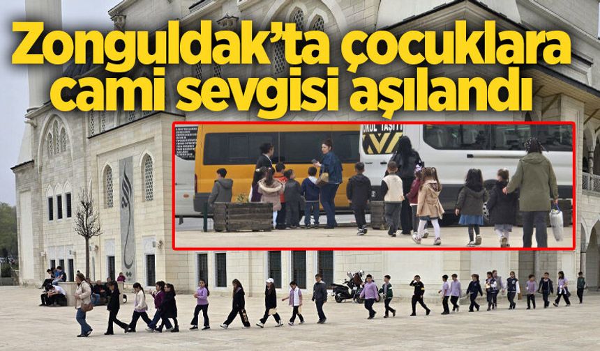 Zonguldak’ta çocuklara cami sevgisi aşılandı