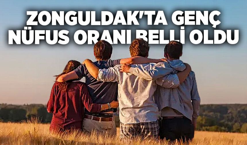 Zonguldak'ta genç nüfus oranı belli oldu