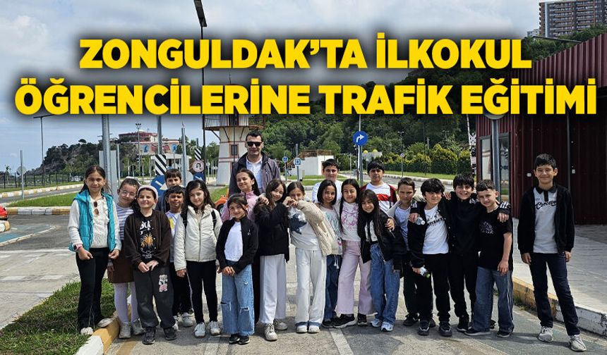 Zonguldak’ta İlkokul öğrencilerine trafik eğitimi