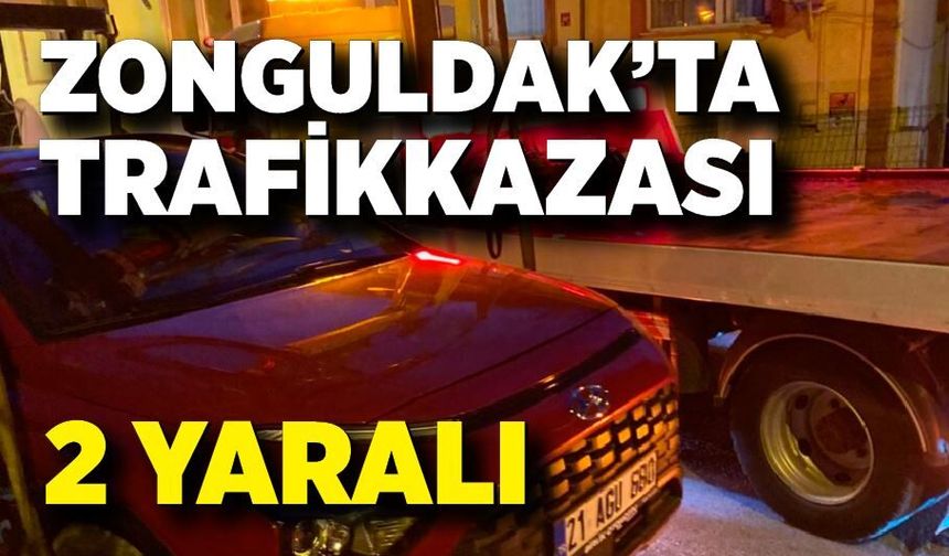 Zonguldak’ta Kaza Kamerada: 2 Kişi Yaralandı