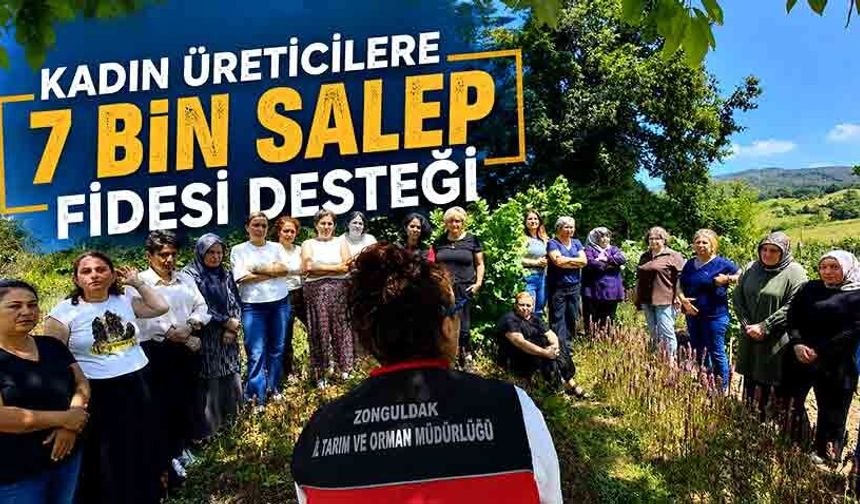 25 Kadın Üreticiye 7 Bin Salep Fidesi Dağıtılacak