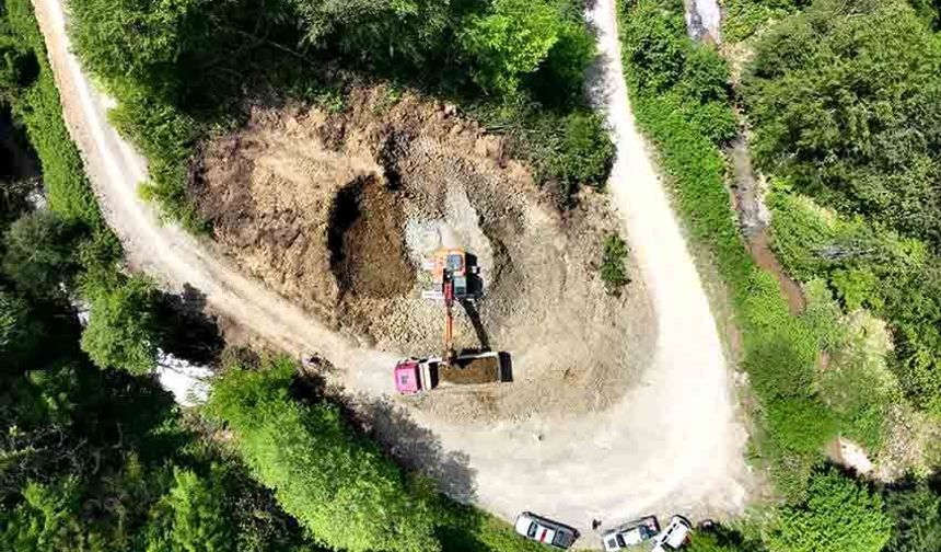 4 kilometrelik yol çalışması tamamlandı
