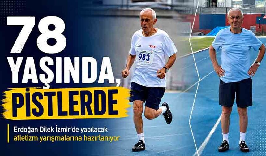 78 yaşında, pistlerde