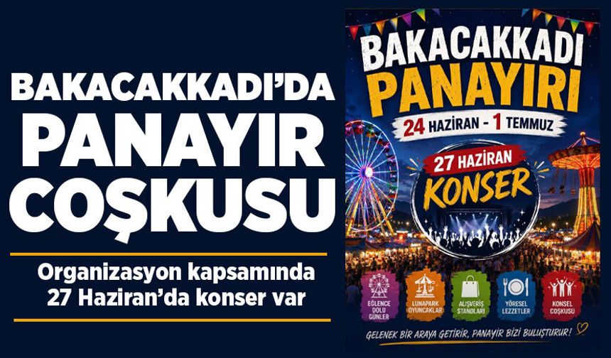 Bakacakkadı’da panayır coşkusu