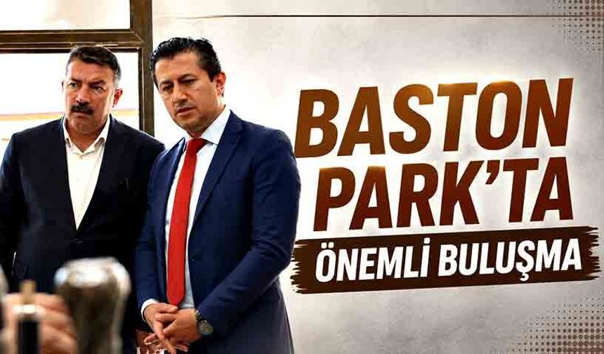 Başkan Ulupınar, Zonguldak Defterdarı Recep Serdar’ı Baston Park’ta ağırladı