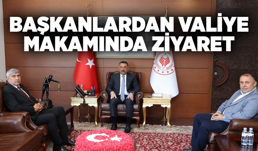 Başkanlardan Vali Hacıbektaşoğlu’na ziyaret