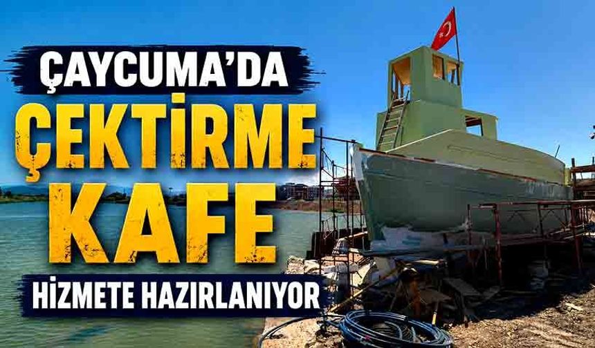 Çaycuma'da Çektirme Kafe hizmete hazırlanıyor