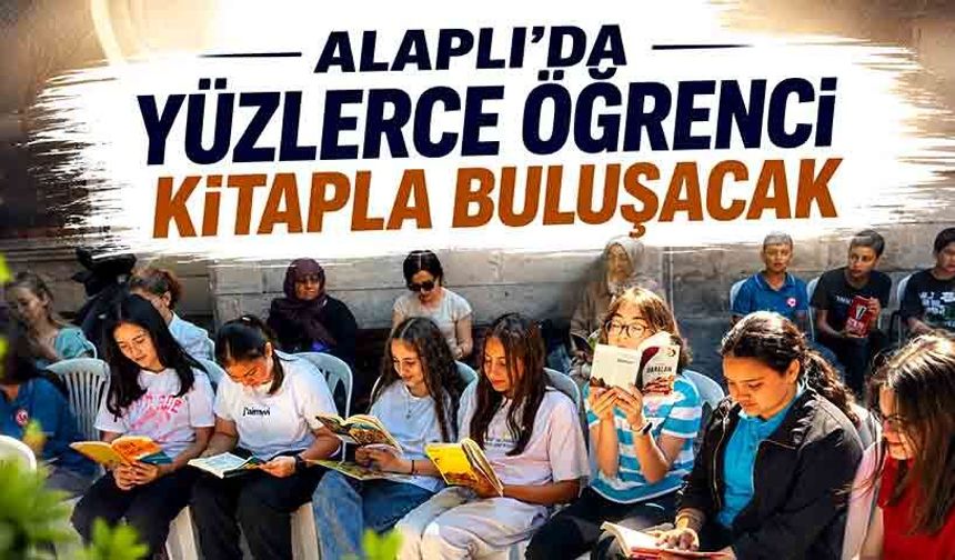 Alaplı’da yüzlerce öğrenci kitapla buluşacak