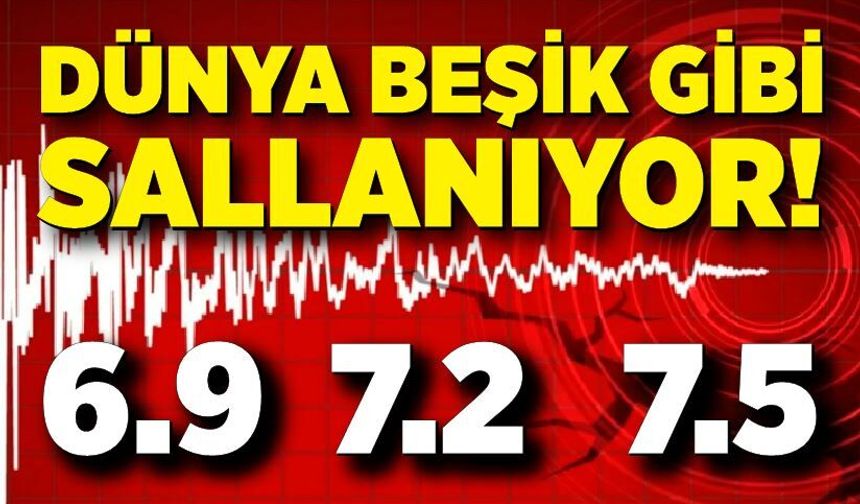 Dünya Beşik Gibi Sallanıyor! Japonya ve Venezuela'da Peş Peşe Dev Depremler