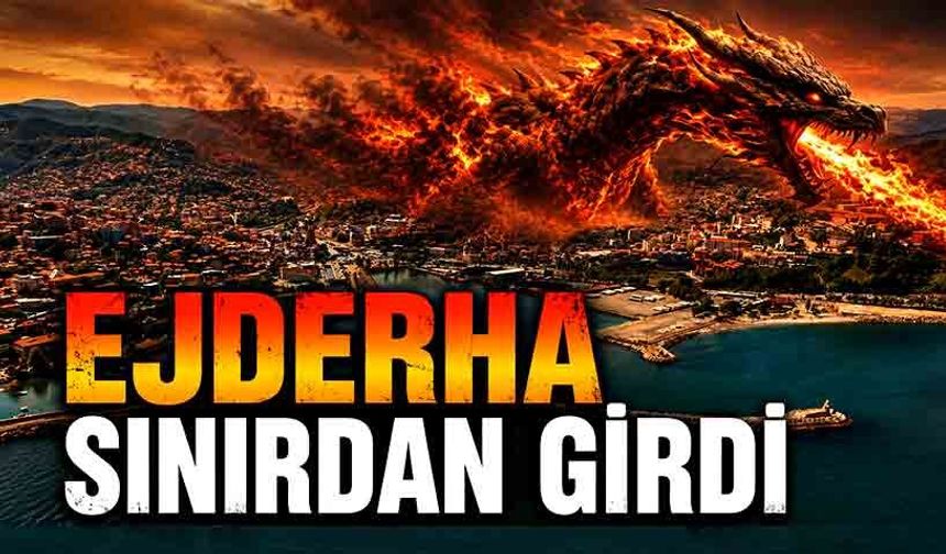 Ejderha sınırdan girdi