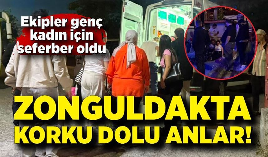 Zonguldak'ta Genç Kadın Bir Anda Yere Yığıldı