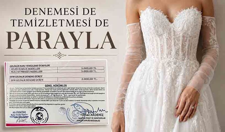 Denemesi de temizletmesi de parayla