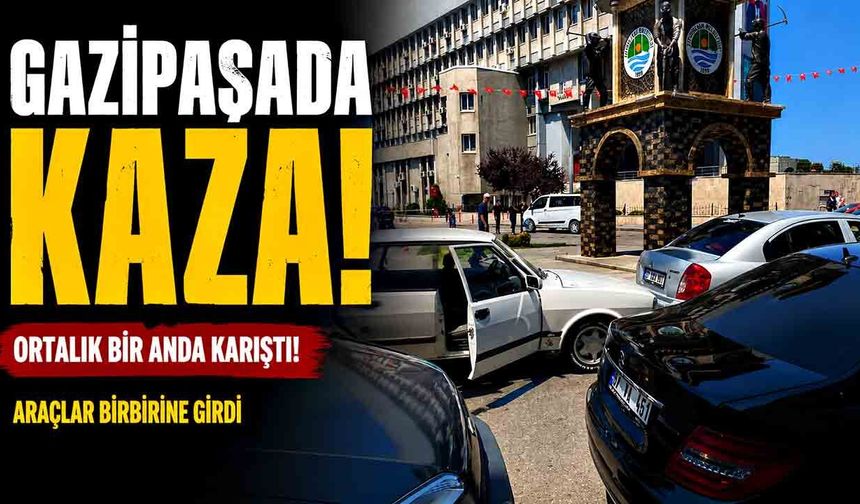 Gazipaşa'da Trafik Kazası