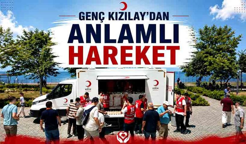 Genç Kızılay’dan anlamlı hareket