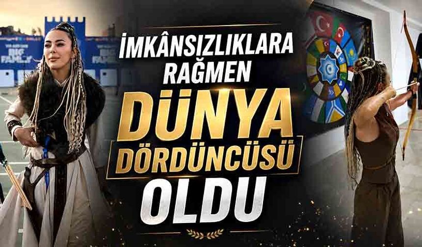 İmkânsızlıklara rağmen dünya dördüncüsü oldu