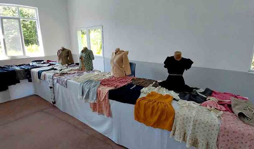 Kadınların el emeği göz nuru eserleri görücüye çıktı
