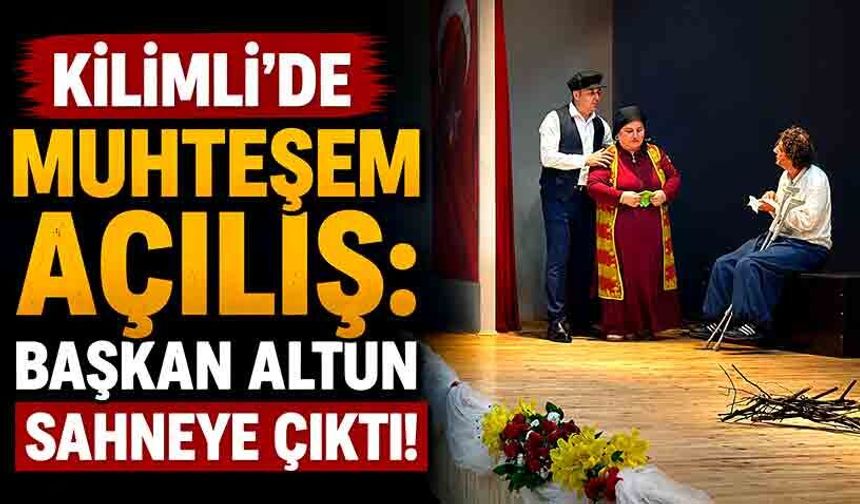 Kilimli’de Muhteşem Açılış: Başkan Altun Sahneye Çıktı!