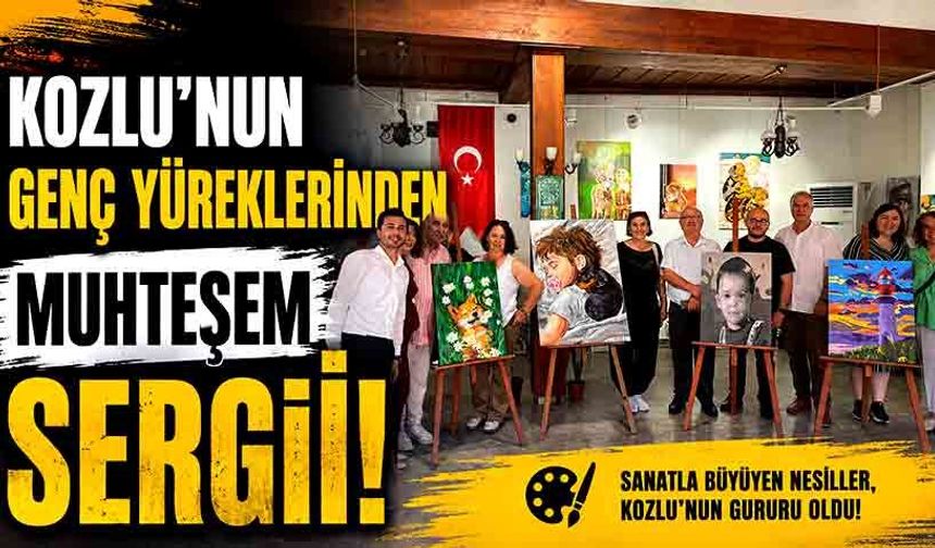 Kozlu’nun genç yüreklerinden muhteşem sergi!
