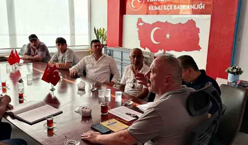 MHP Kilimli İlçe Olağan toplantısı yoğun katılımla gerçekleştirdi