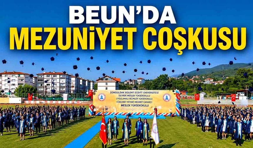 Zonguldak'ta Mezuniyet Heyecanı Zirveye Çıktı